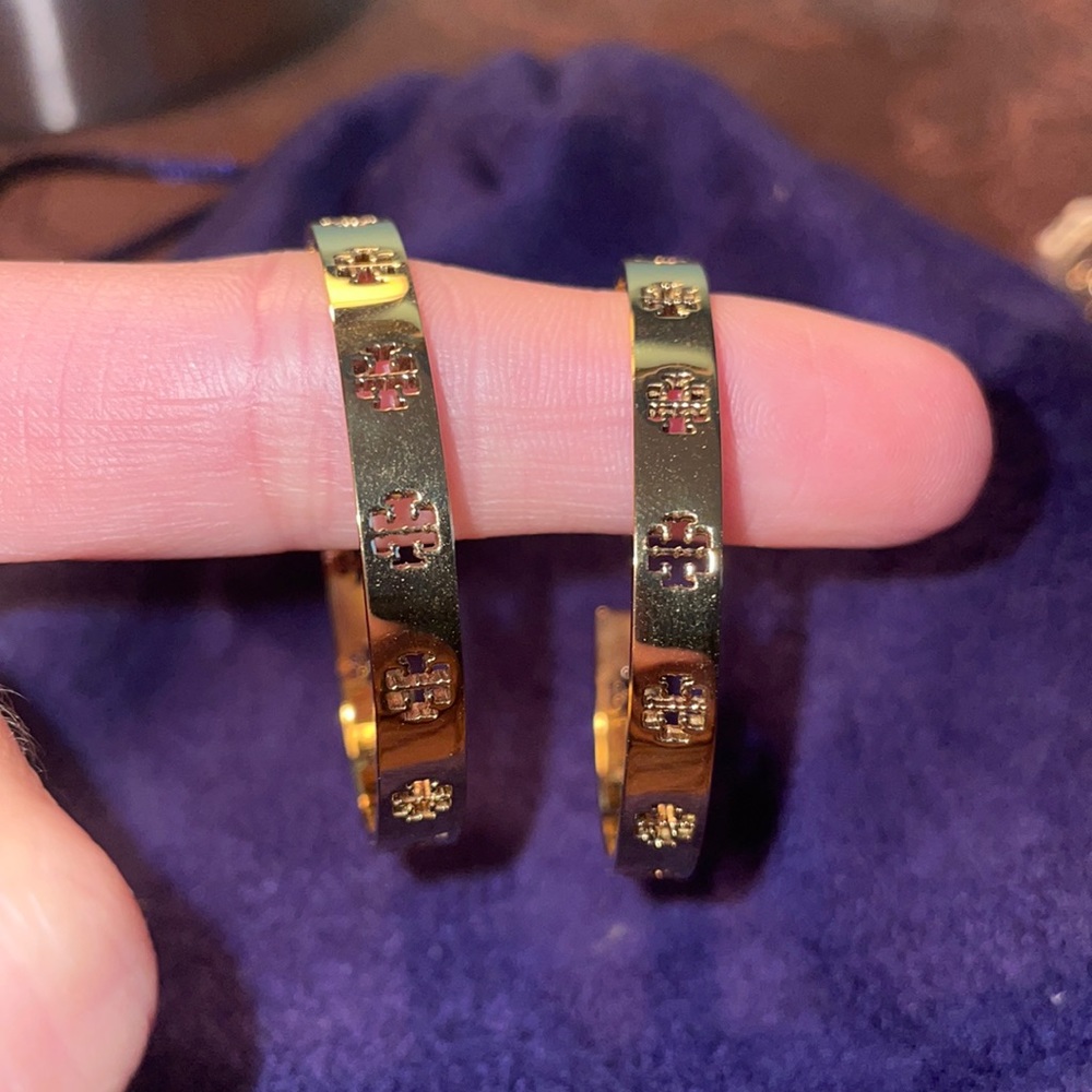 Tory Burch Gold Hoops